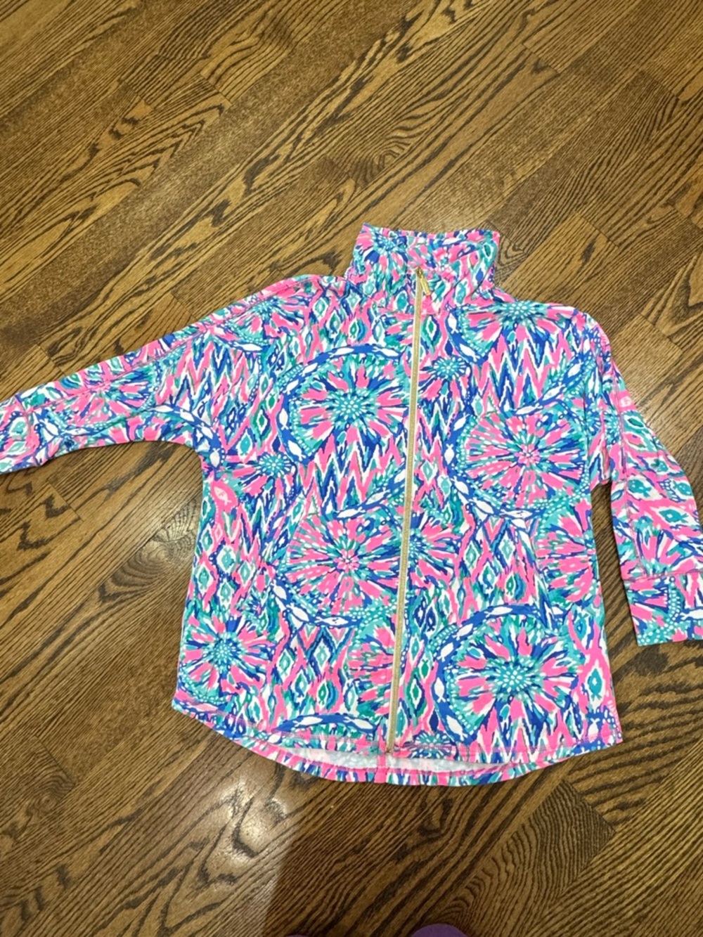 Lilly Pulitzer Dee Dee Swing Jacket Tiki Pink Shake It Up Size Small